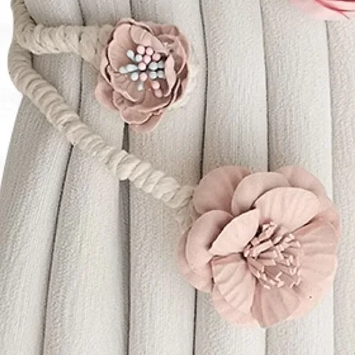 Набор зажимов для штор 2 шт. Пудровый (C01179) - фото 2 Набор зажимов для штор 2 шт. Пудровый (C01179) - фото 2