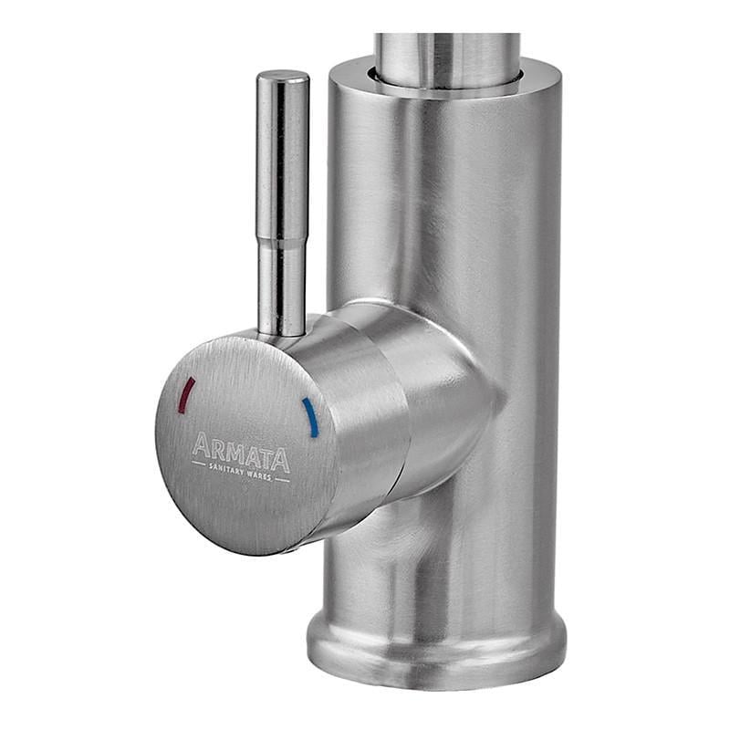 Змішувач для кухні Armata SUS-014-B з висувною лійкою з нержавіючої сталі (CH6488) - фото 3 Змішувач для кухні Armata SUS-014-B з висувною лійкою з нержавіючої сталі (CH6488) - фото 3