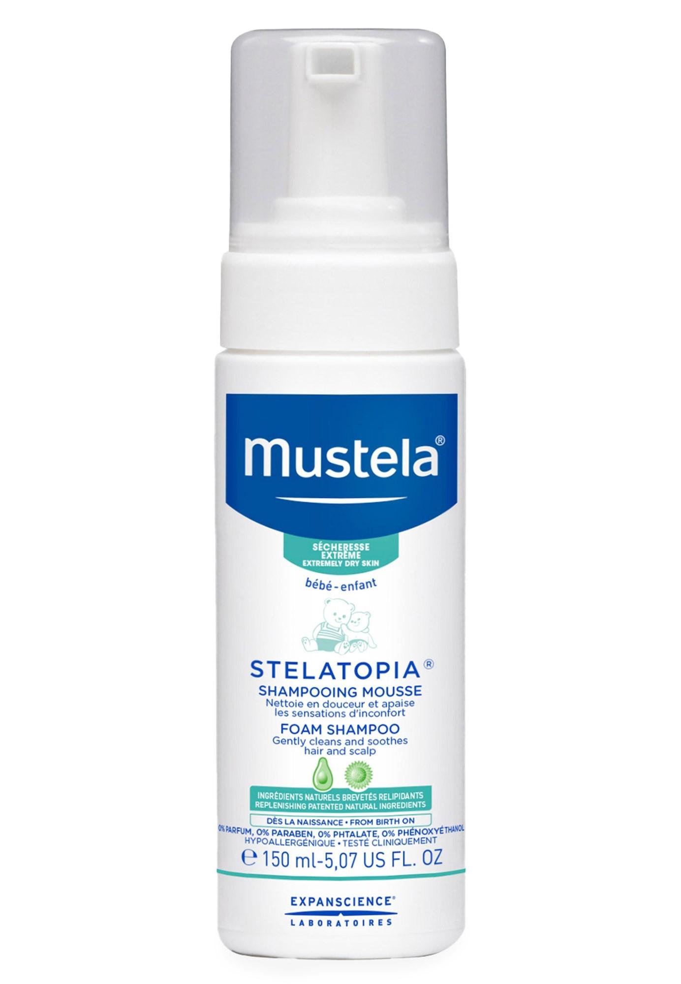 Пінка-шампунь для новонароджених Mustela Stelatopia Foam Shampoo (1880350455)
