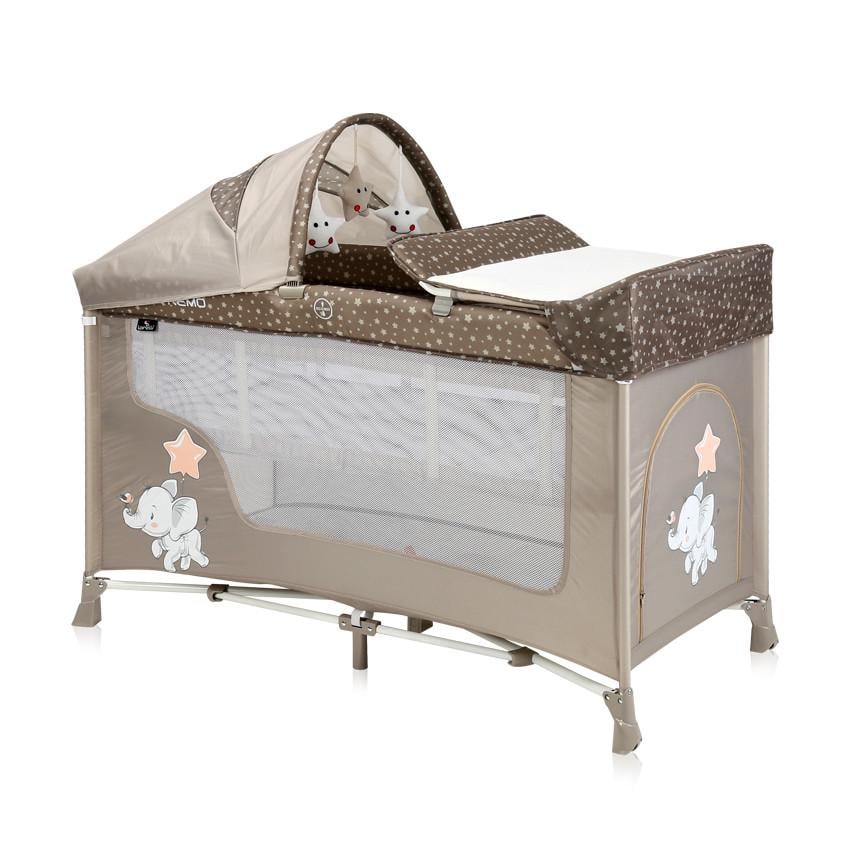 Ліжко-манеж Lorelli San Remo 2 Layers Plus Бежевий (10080082071) - фото 4 Ліжко-манеж Lorelli San Remo 2 Layers Plus Бежевий (10080082071) - фото 4
