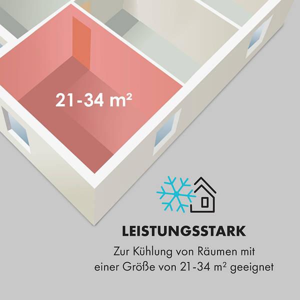 Кондиционер мобильный Iceblock Ecosmart 7 7 000 BTU/2,1 кВт 7 000 BTU Белый (2033979408) - фото 6