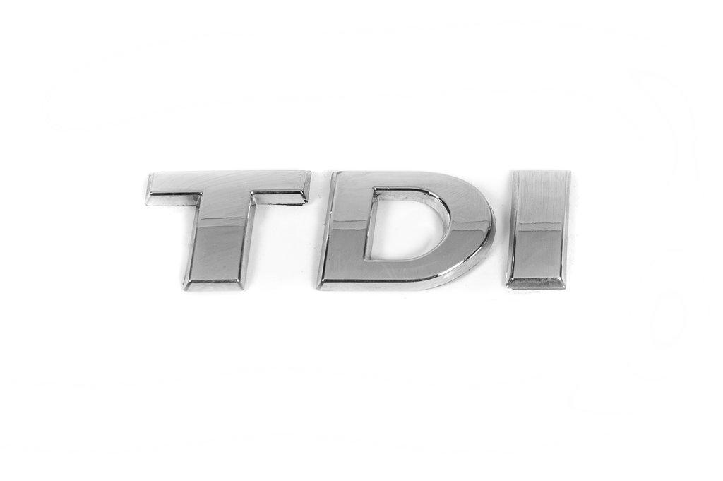 Надпись TDI Все хром Davs Auto для Volkswagen Golf 6 abs-пластик Хром