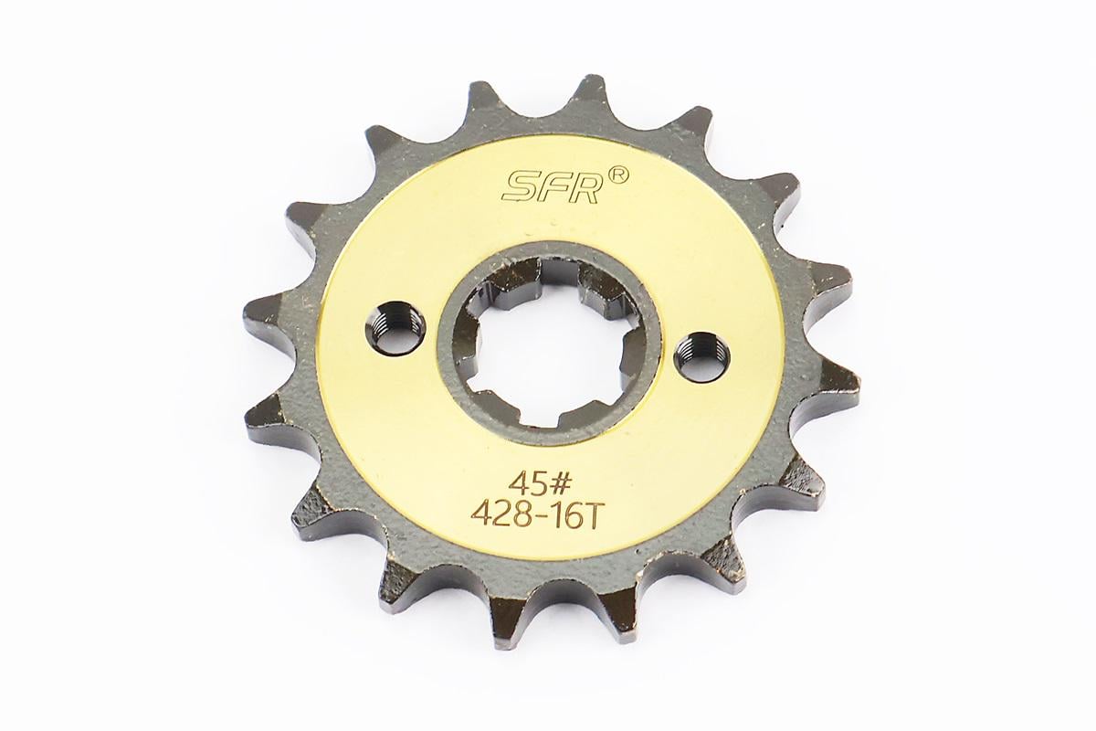 Зірка передня 428H 16 зубців до мотоцикла Yamaha YBR125 загартована