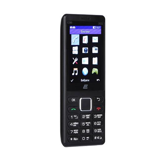 Мобільний телефон 2E E280 2022 2.8" 2хSIM 1400 mAh Чорний (584188) - фото 3