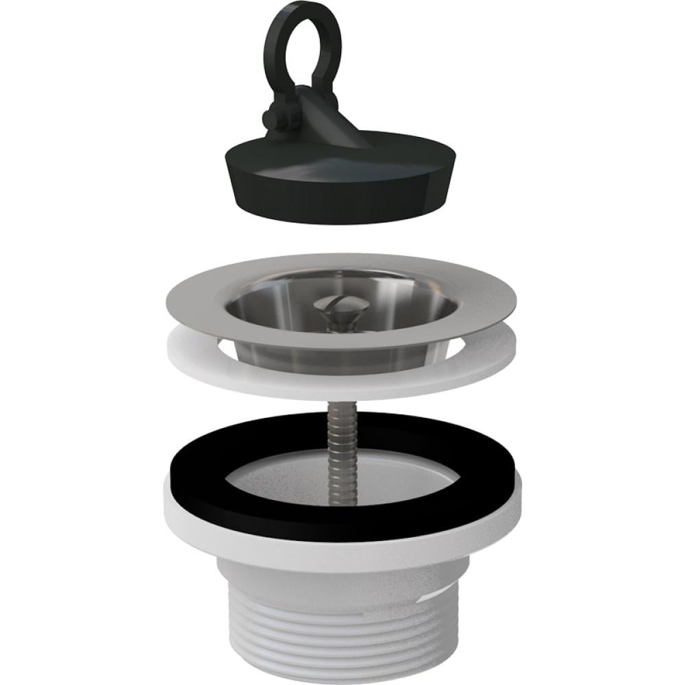 Злив для кухонної мийки Alca Plast A33 Хром (89747)