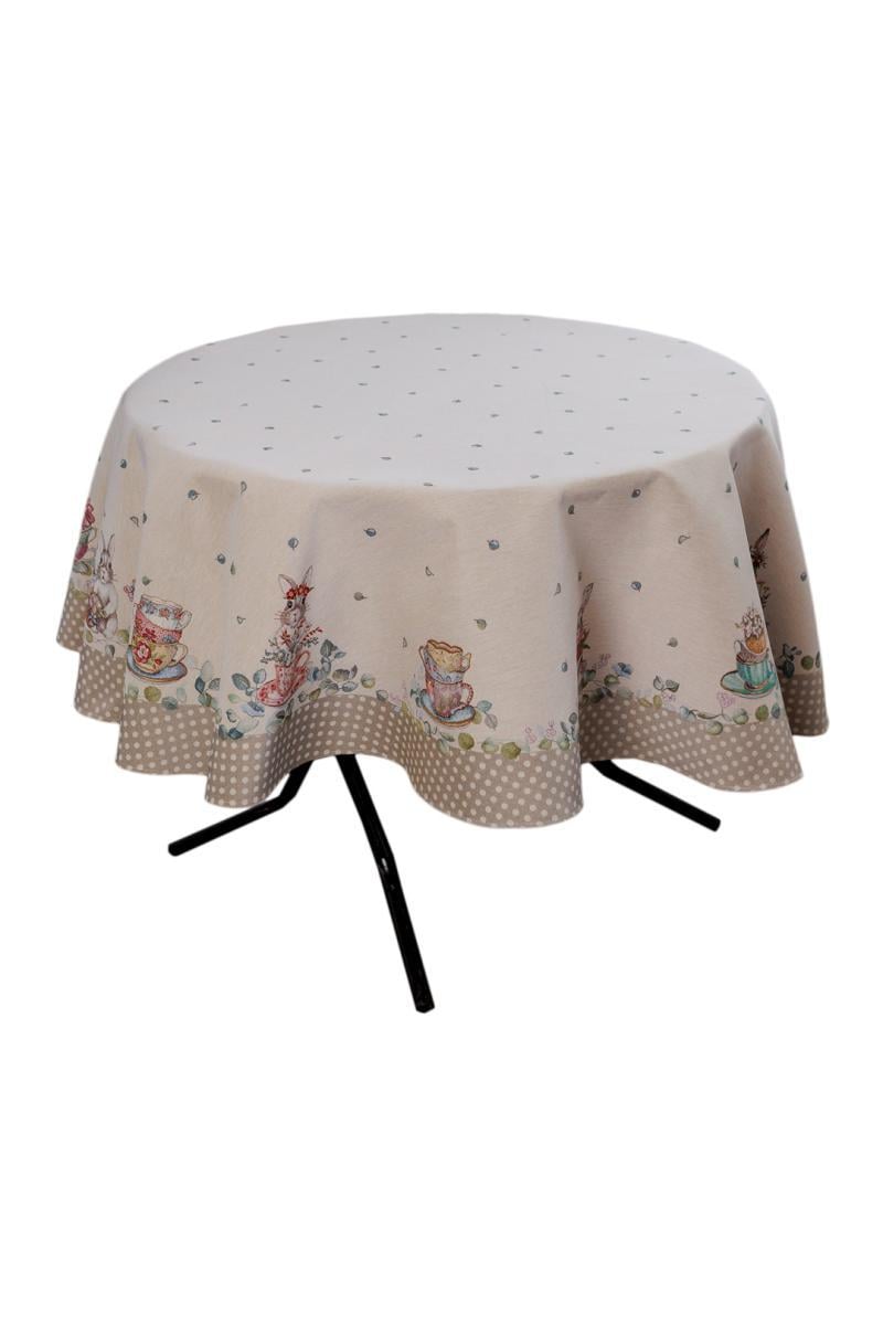 Скатерть круглая Прованс Очарование D 180 см (044018) Скатерть круглая Прованс Очарование D 180 см (044018)