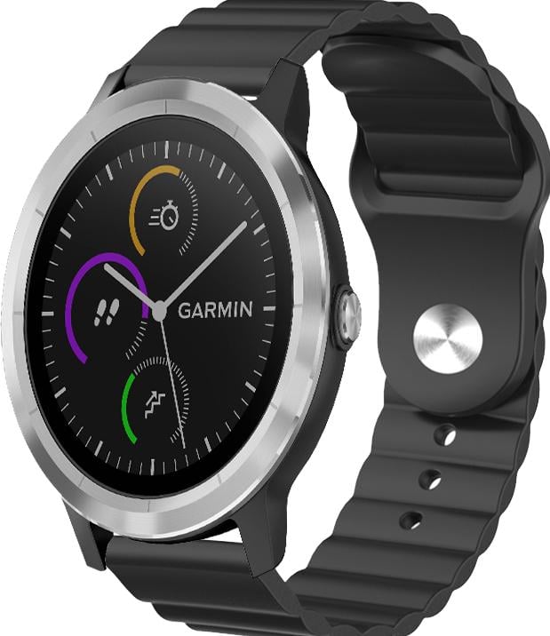 Ремешок Wave для Garmin Vivoactive 3 Black (16638)