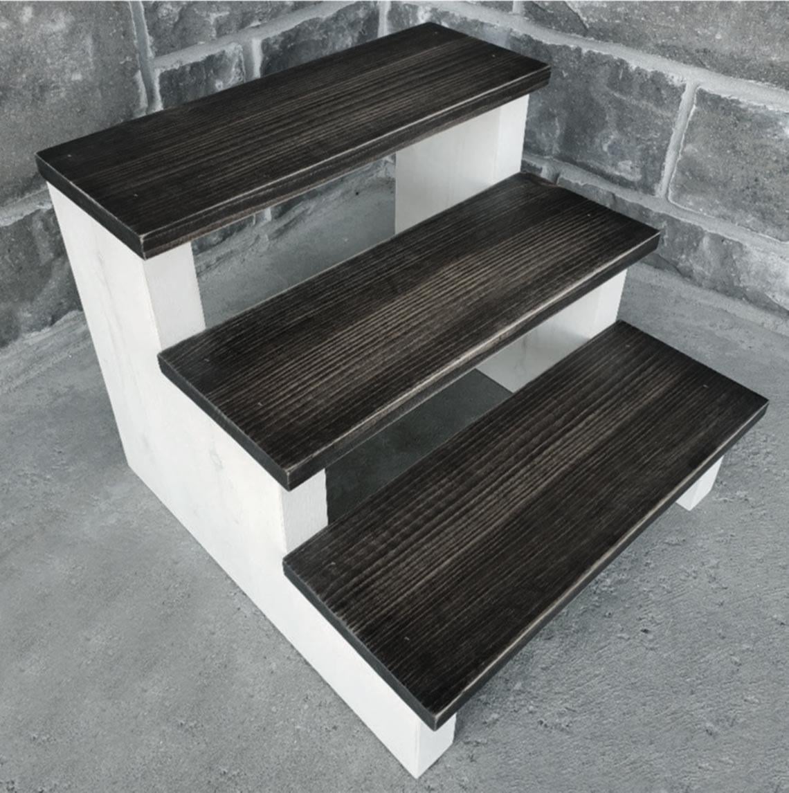 Скамейка-ступенька из дерева Блекривер Зефир/Мокко (ССТ-00172010)