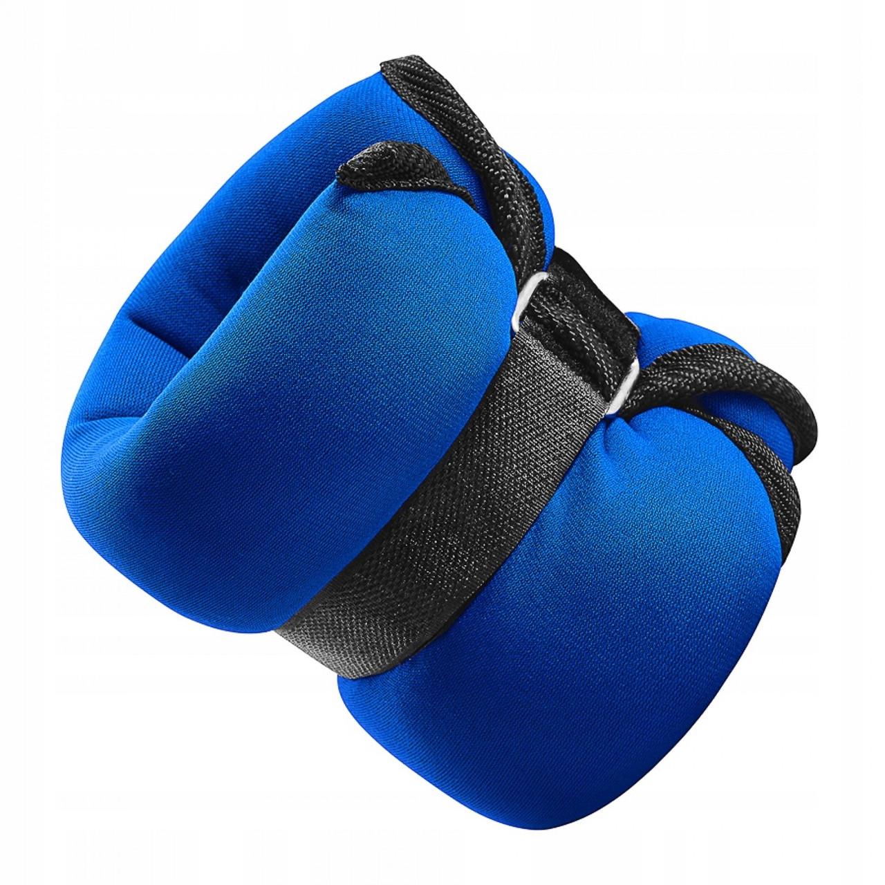 Обважнювачі-манжети 4fizjo для ніг та рук 2х3 кг Black/Blue (P-5907739311115)