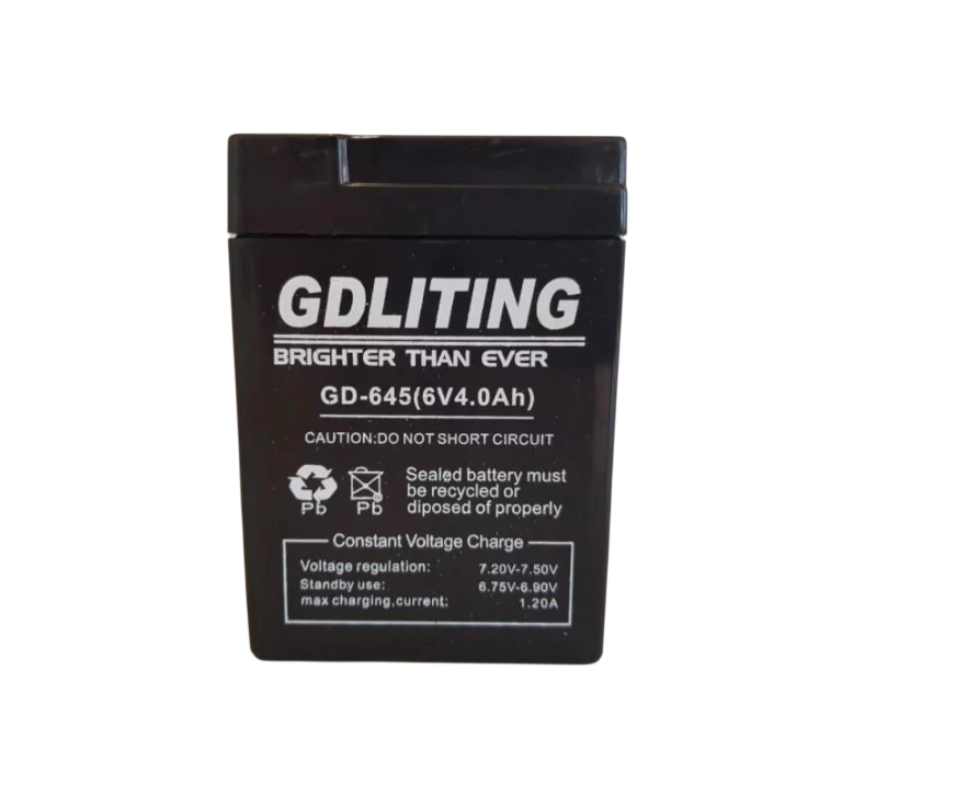 Акумулятор для торговельних ваг та ліхтарів GDLITE-GD-645 6 V/4.0Ah (21551696)