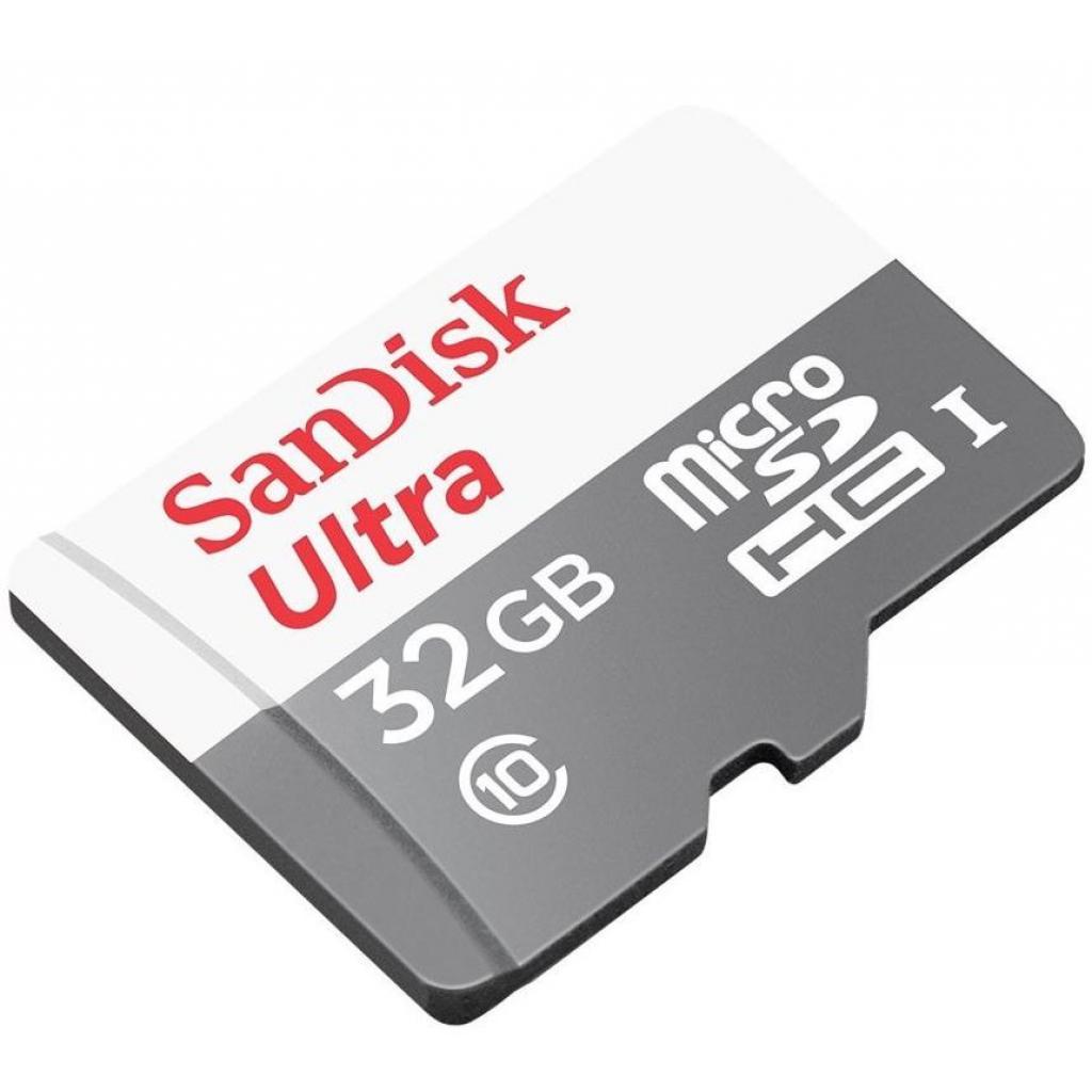 Карта памяти SanDisk microSD Class 10 UHS-I Ultra 32 GB (SDSQUNS-032G-GN3MA) - фото 2