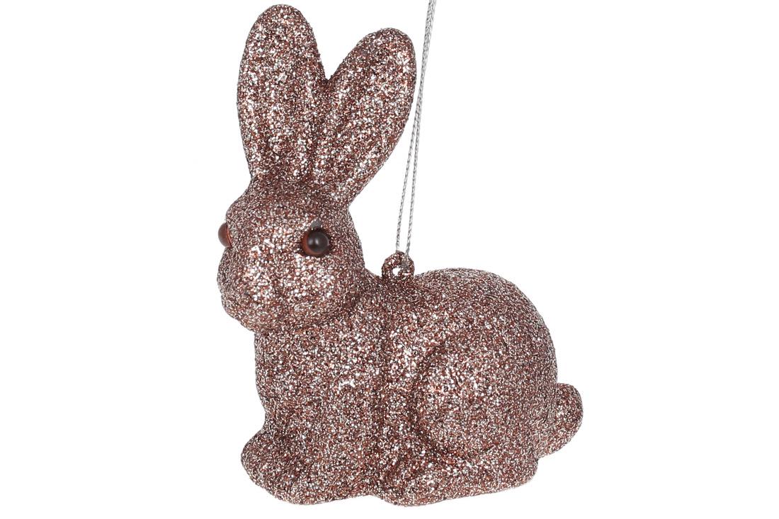 Елочное украшение BonaDi Кролик 10 см (113-870)
