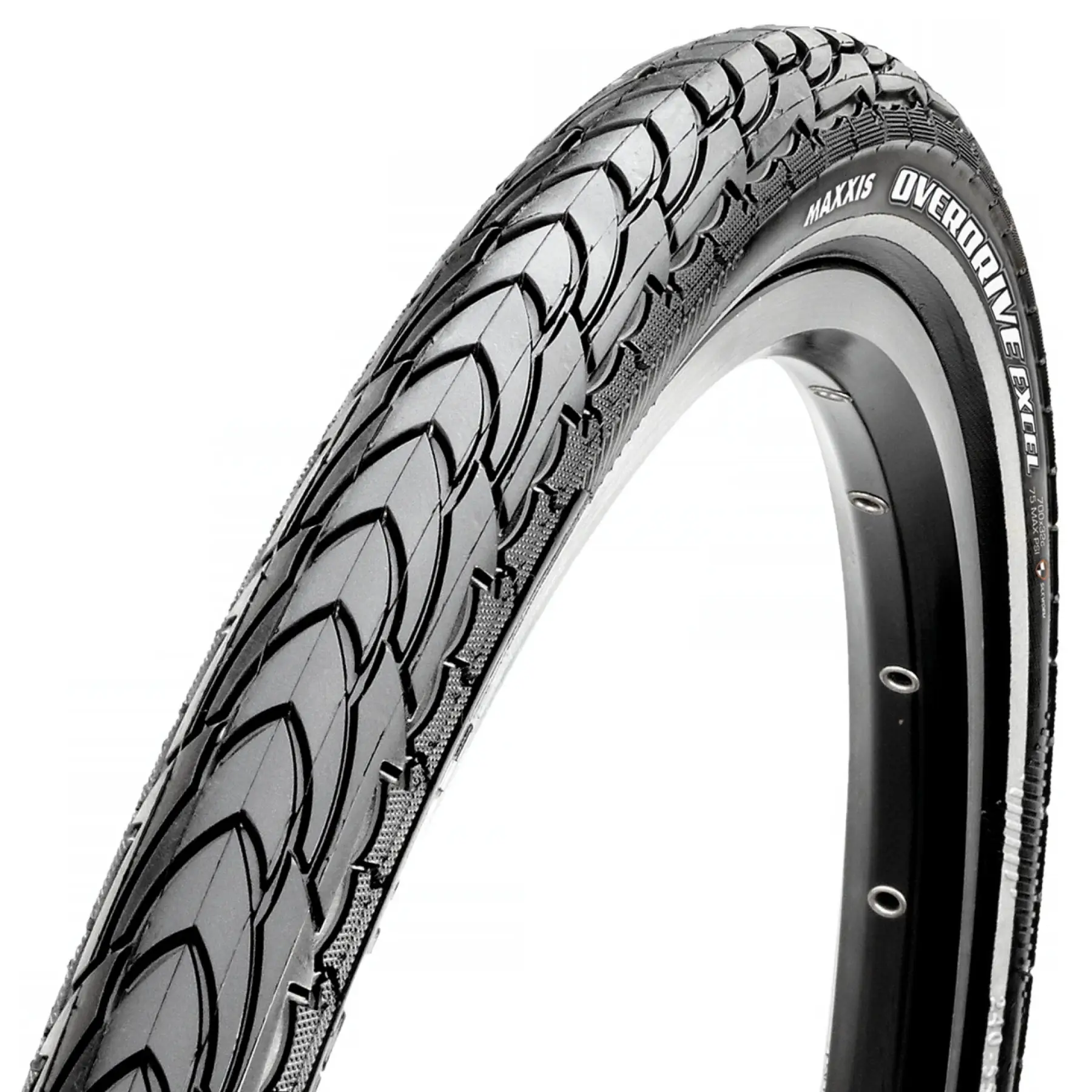 Велопокрышка Maxxis ETB69104300 OVERDRIVE Excel SilkShield/Ref 60 TPI 70a 26"x2" Черный (4717784022284)