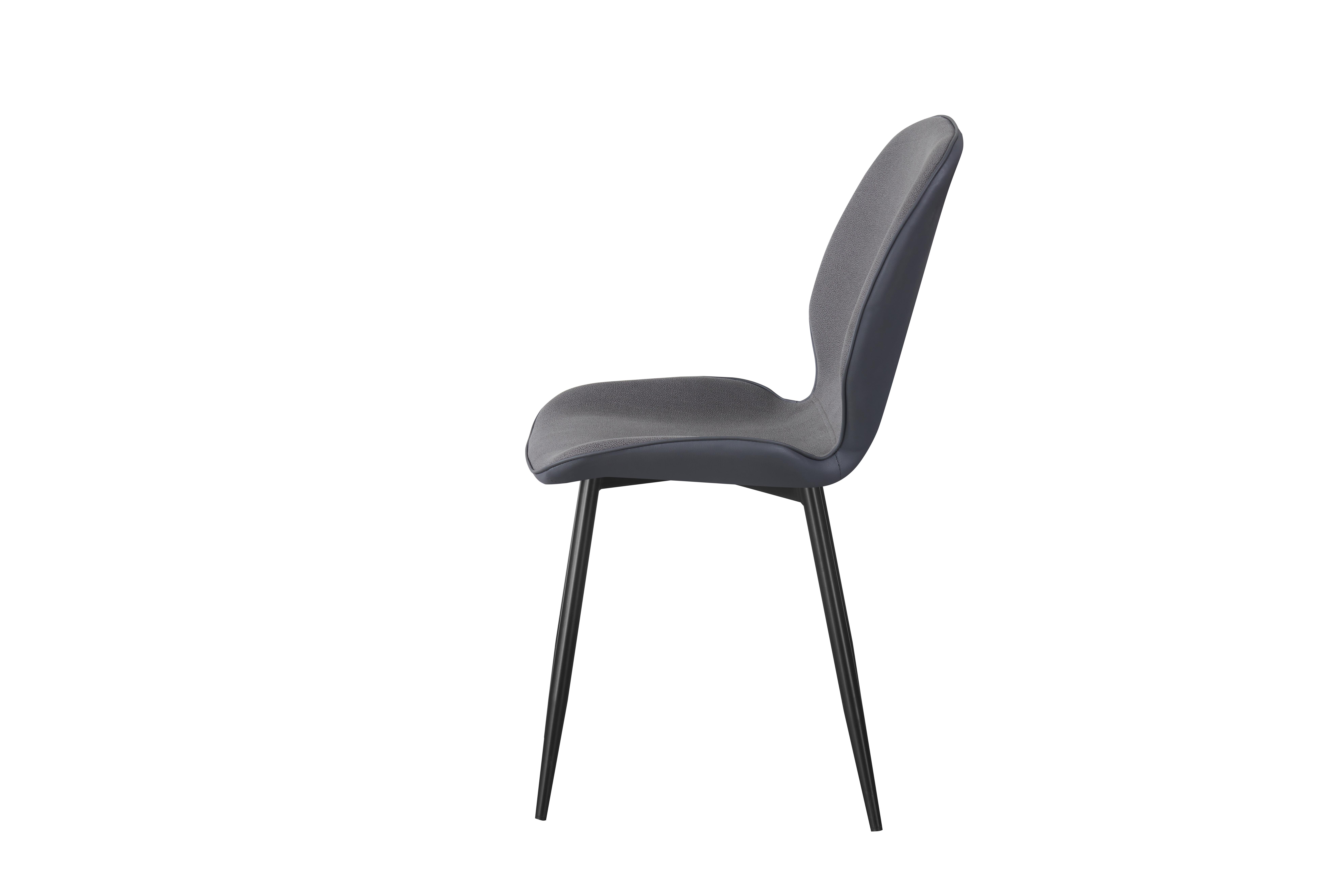 Кухонний стілець Comfort Line АЯКС Чорний/Темно-сірий - фото 3 Кухонний стілець Comfort Line АЯКС Чорний/Темно-сірий - фото 3