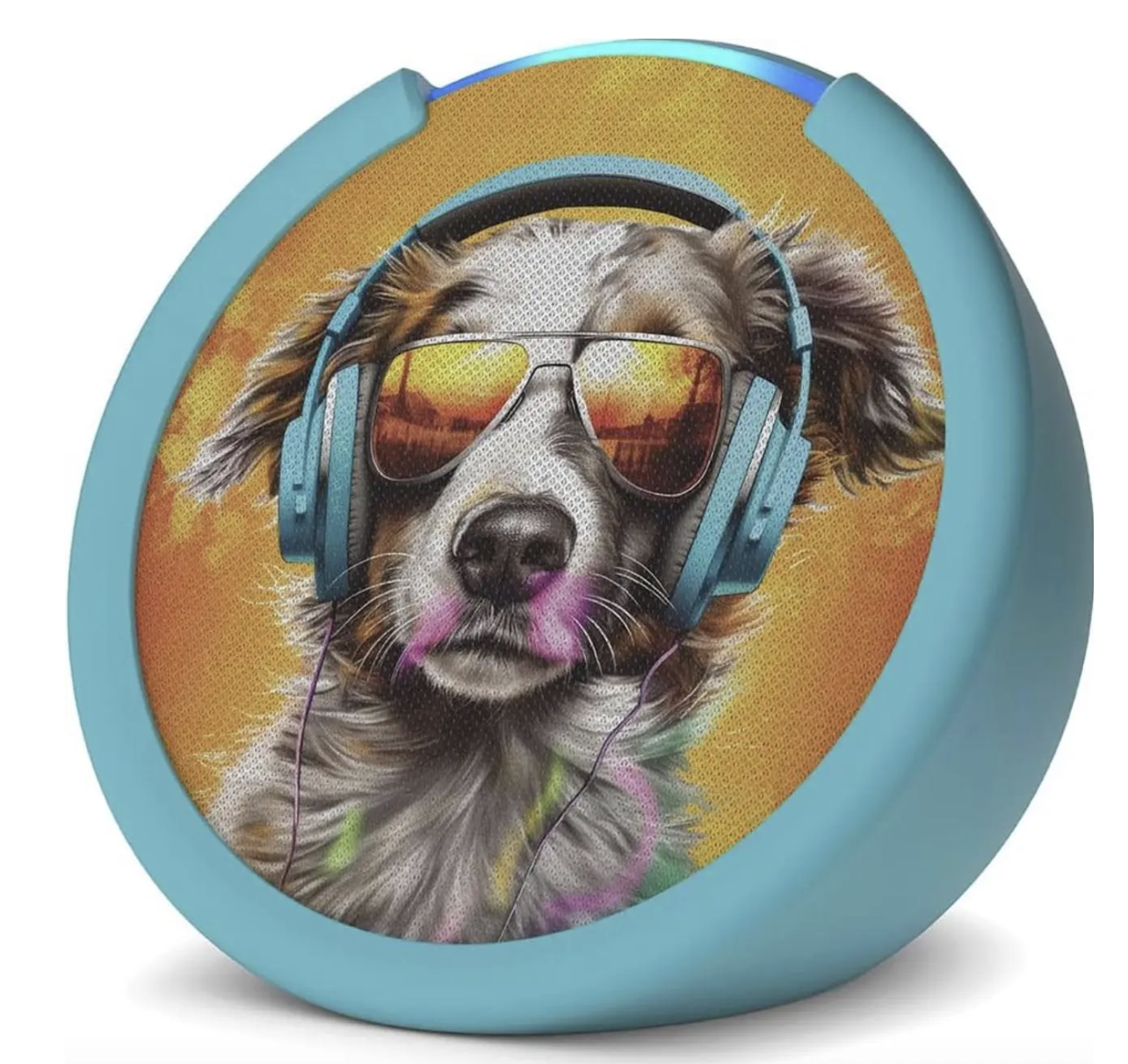 Дитяча смарт-колонка Amazon Echo Pop Kids Anthro Pup Англійська/Іспанська/Французька