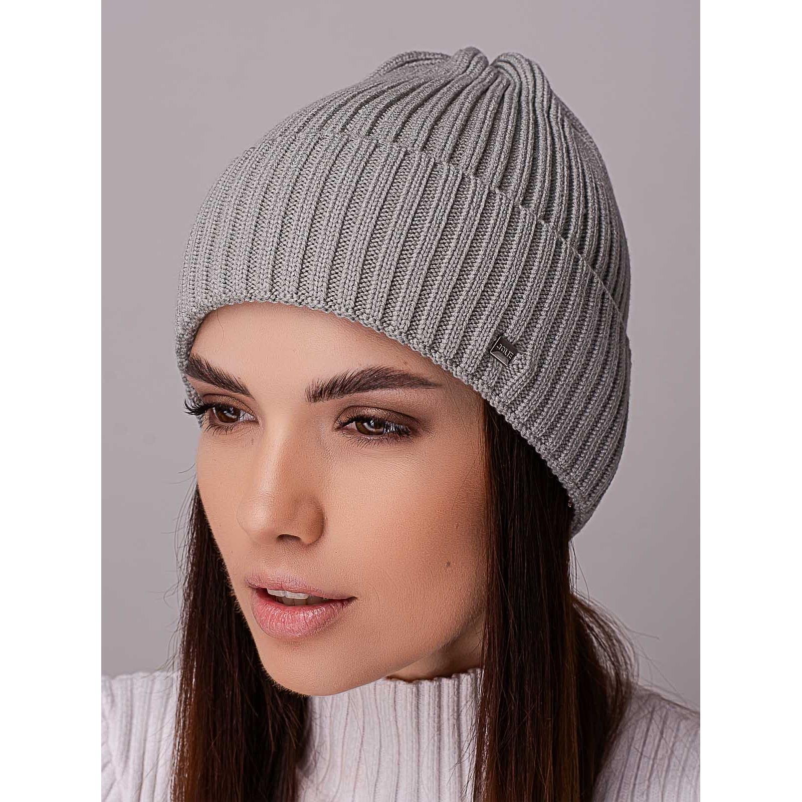 Шапка жіноча ковпак з відворотом без підкладки в широкий рубчик Leks Ковель Фісташковий - фото 1 Шапка жіноча ковпак з відворотом без підкладки в широкий рубчик Leks Ковель Фісташковий - фото 1