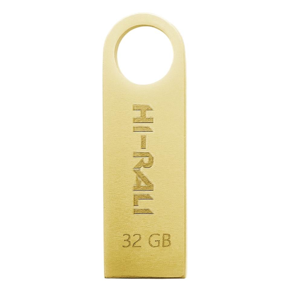 Флеш-пам'ять USB Hi-Rali Shuttle Series 32 Гб USB-A 2.0 Gold (HI-32GBSHGD)