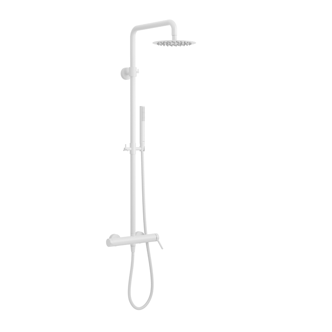 Комплект душевой Rain Excellent PI матовый Белый Комплект душевой Rain Excellent PI матовый Белый