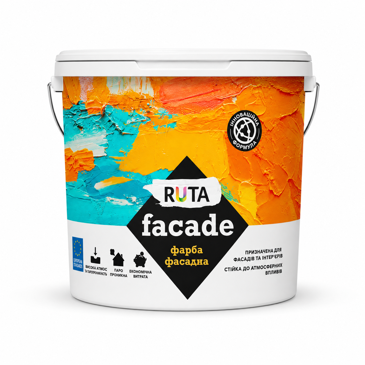 Краска фасадная акриловая RUTA Facade 14 кг (3150871355)