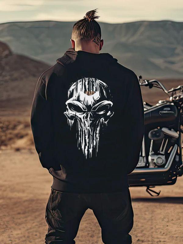 Худи мужское с принтом Pin-000-3055 S Черный (2702804731)