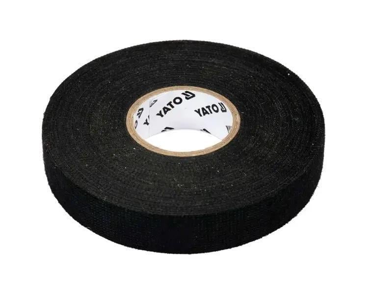 Изолента тканевая YATO х/б для мотания пучков кабелей -40 до 105°С 19x0,3 мм/25 м Черный (28682708) Изолента тканевая YATO х/б для мотания пучков кабелей -40 до 105°С 19x0,3 мм/25 м Черный (28682708)