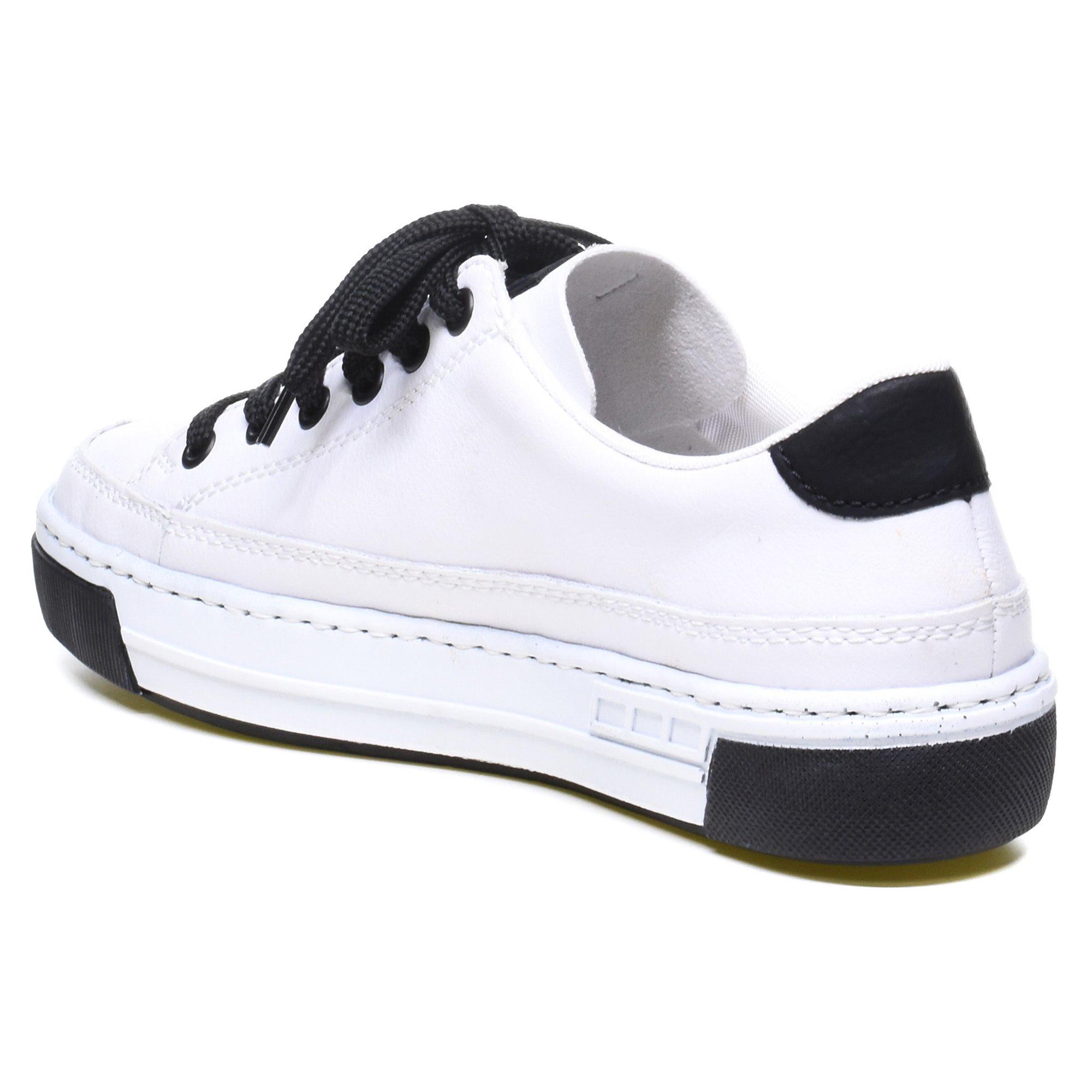 Кеди жіночі Rieker р. 39 Білий/Чорний (035246-39) - фото 11 Кеди жіночі Rieker р. 39 Білий/Чорний (035246-39) - фото 11