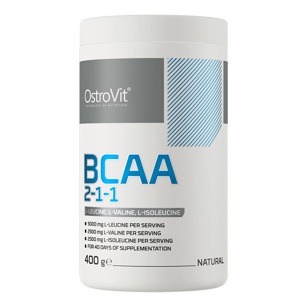 Аминокислоты OstroVit BCAA 2-1-1 400 г Без вкуса (09424-01)
