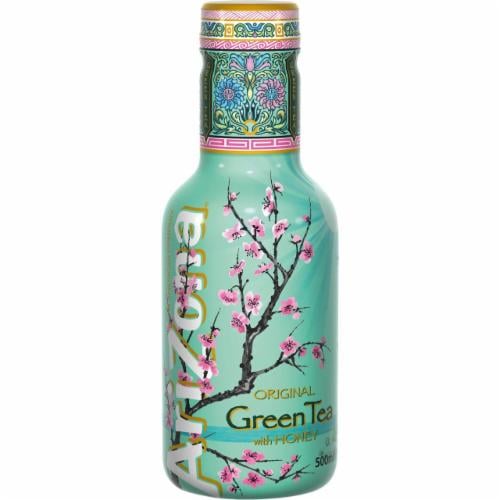 Чай холодный AriZona Green Tea Honey 500 мл (37459329)