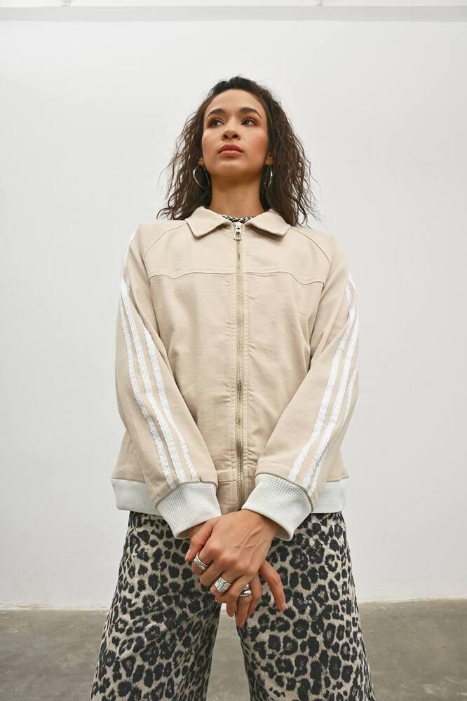 Куртка джинсовая женская Veto Jeans VT2774х65 М Бежевый (25686145) - фото 4