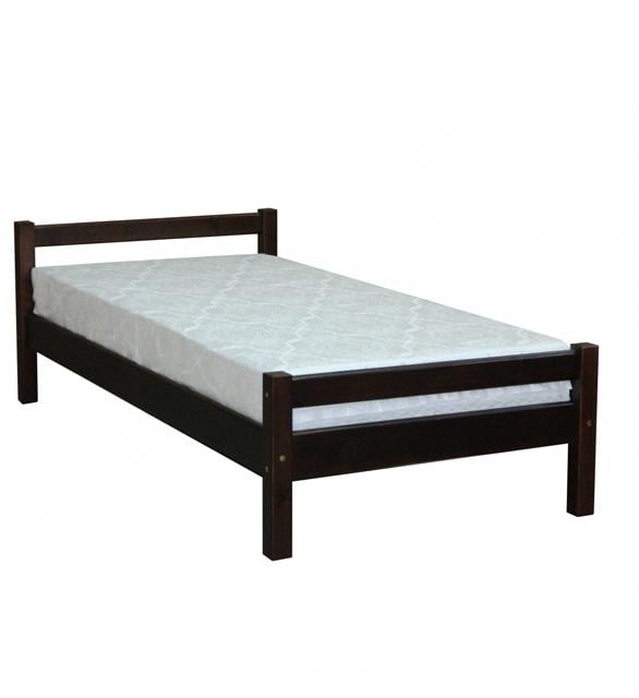 Кровать односпальная деревянная Скиф Л-120 80х190 см Орех (26528930)