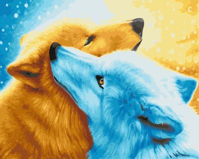 Картина по номерам Brushme День и Ночь 40x50 см без коробки (BK-GX21927)