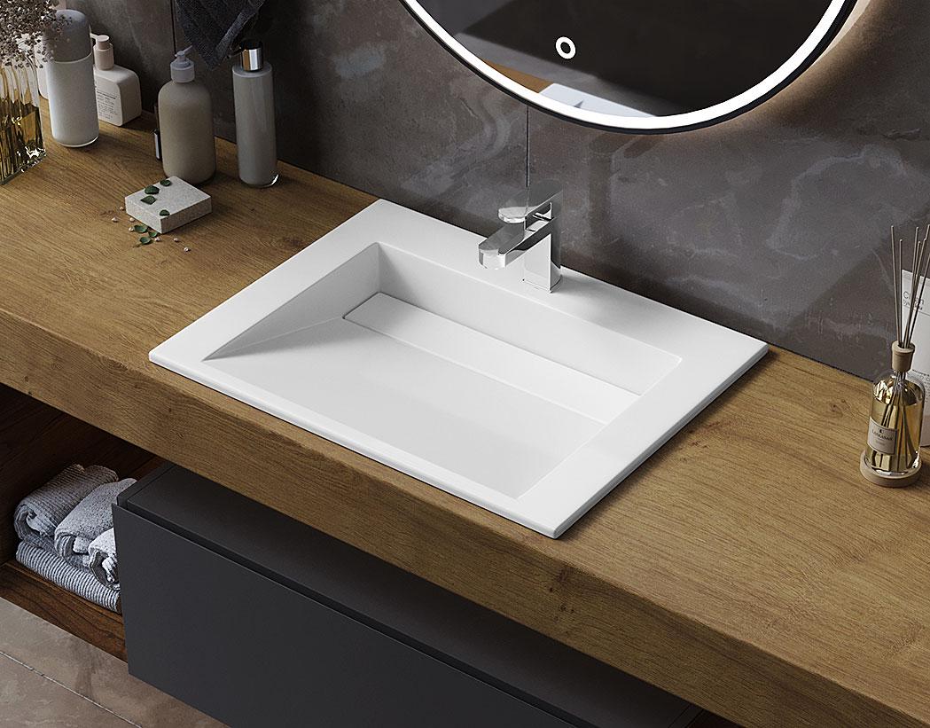 Умывальник накладной Luxor Kraft Low 60 (29912357)