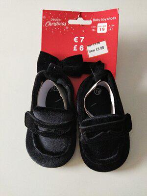 Пінетки дитячі велюр Pepco з метеликом р. 19