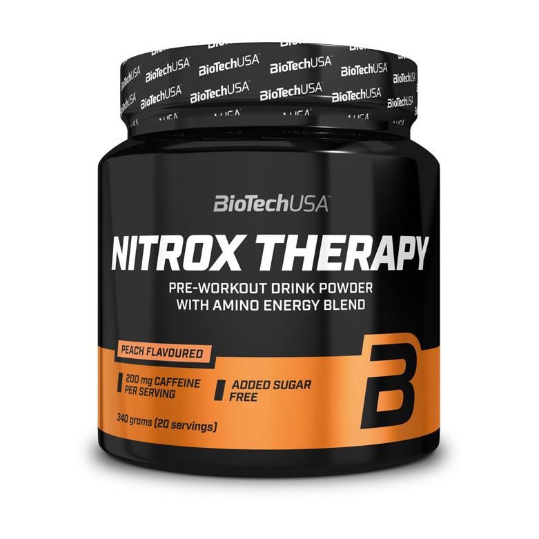 Предтренировочный комплекс BioTech USA Nitrox Therapy 340 г Персик (02985-01)