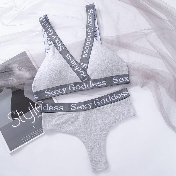 Комплект спортивного белья Sexy Goddess S/M Серый (10000063(4)