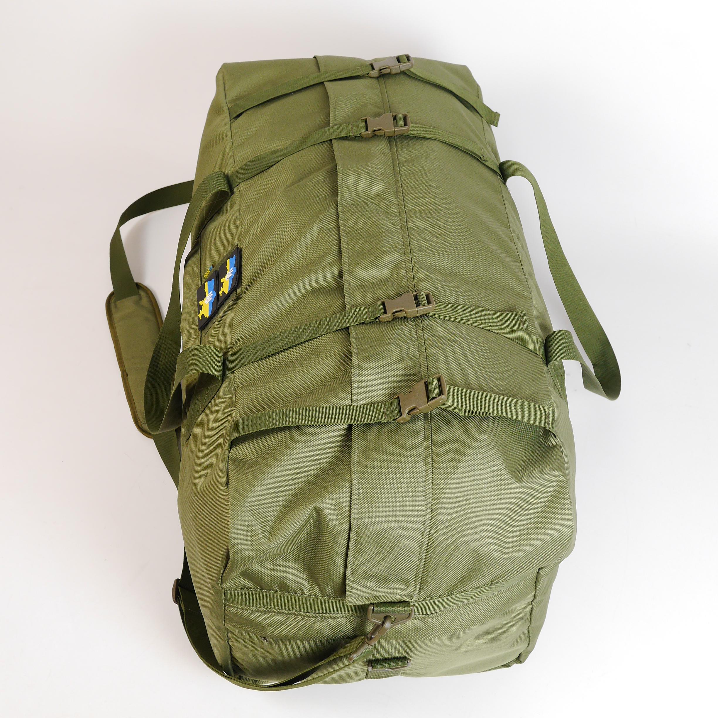 Сумка армійська KIBORG MILITARY BAG дорожня 130 л Оlive (10063002) - фото 3 Сумка армійська KIBORG MILITARY BAG дорожня 130 л Оlive (10063002) - фото 3