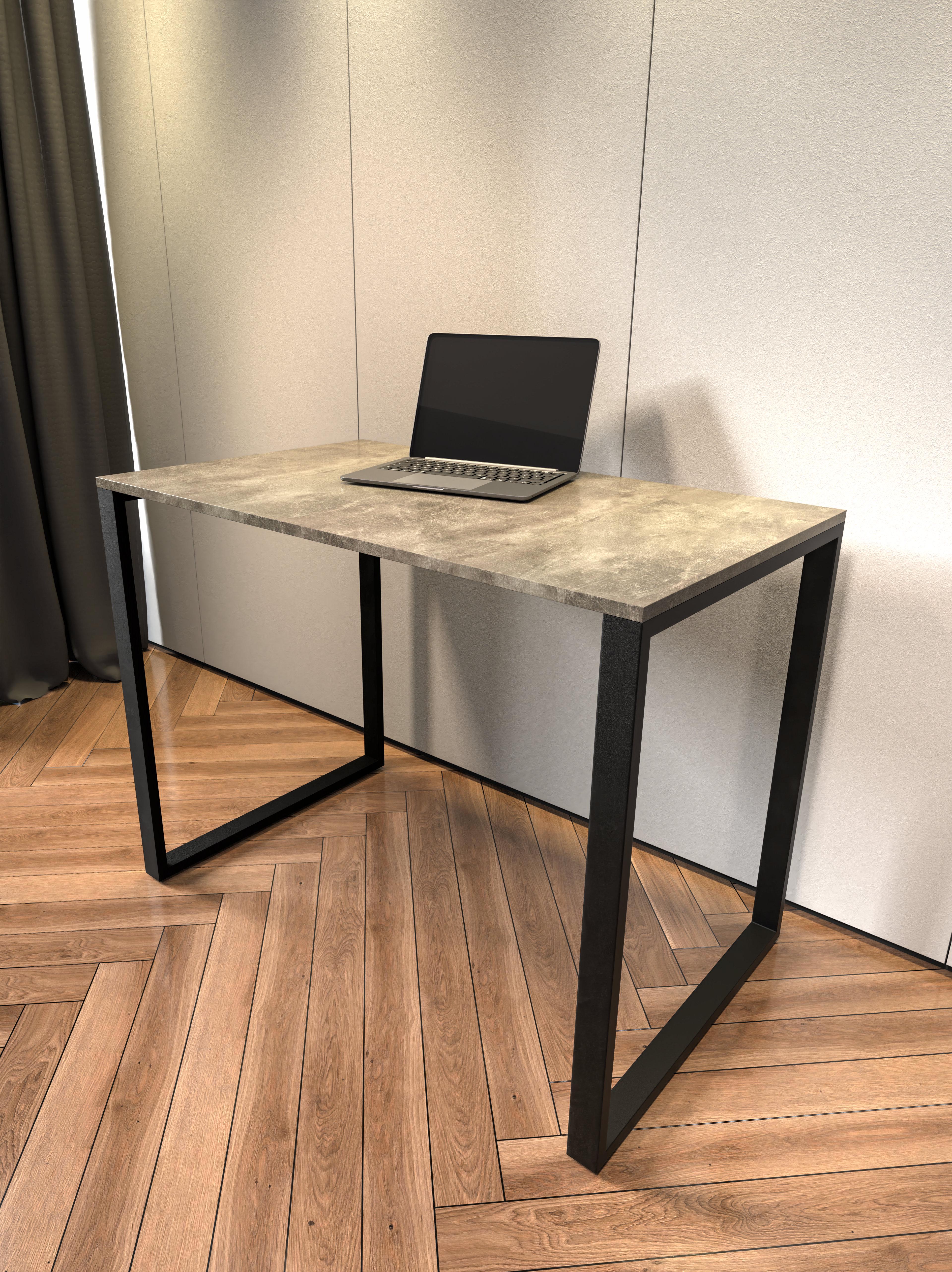 Комп'ютерний стіл LEON 100х60 см Бетон (NA21) - фото 1 Комп'ютерний стіл LEON 100х60 см Бетон (NA21) - фото 1