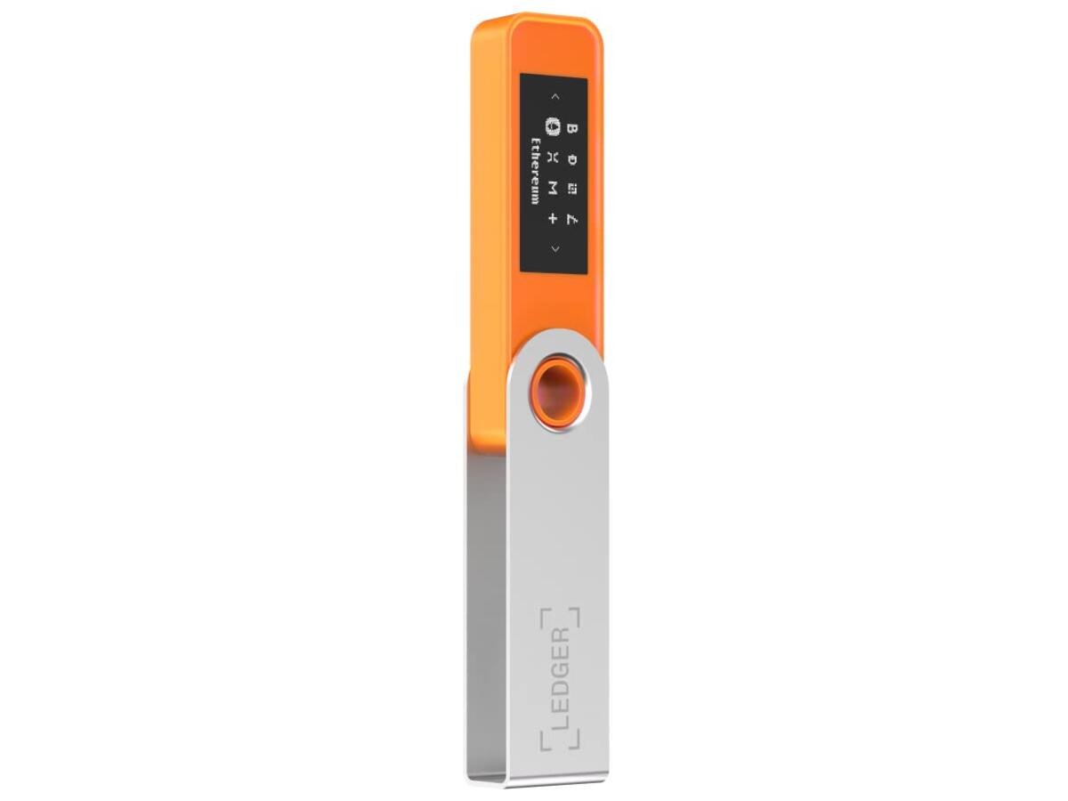 Криптогаманець апаратний Ledger Nano S Plus Orange - фото 2