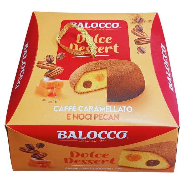 Кекс Balocco с кофейно-карамельной начинкой и орехами пекан 650 г
