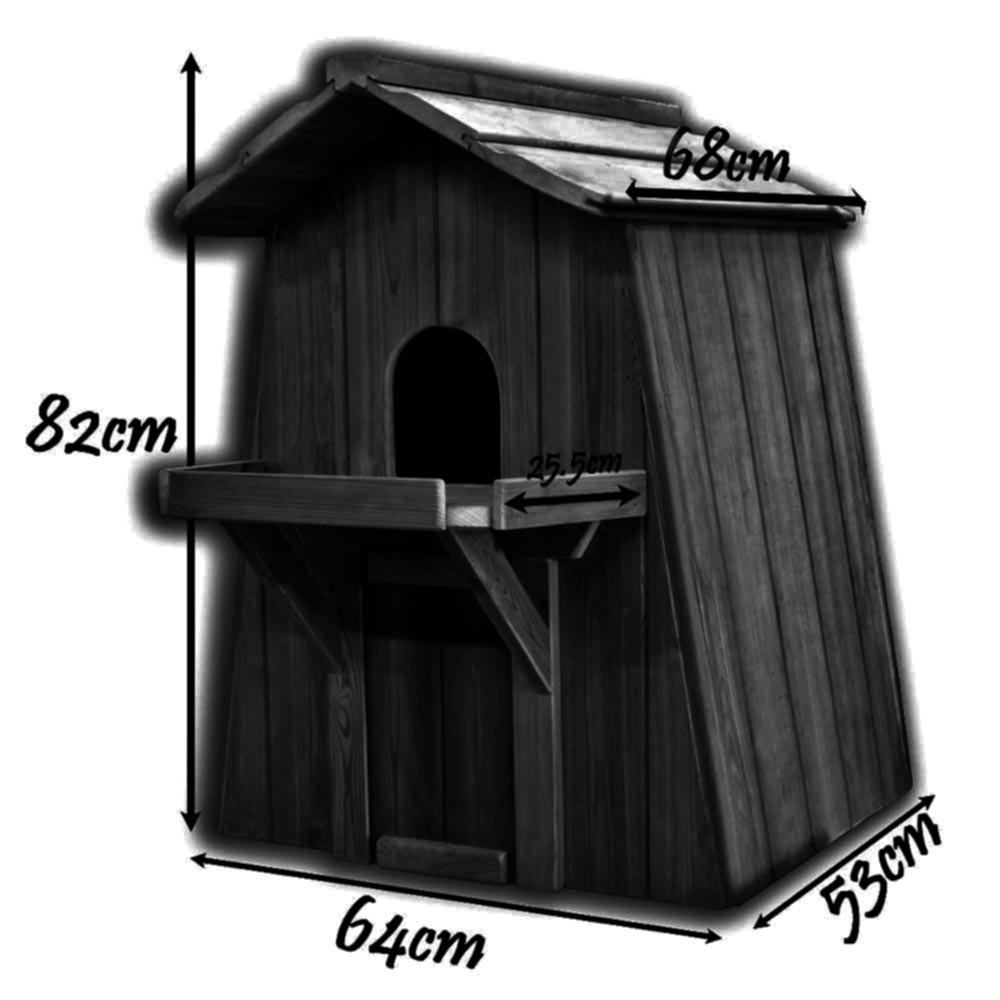 Будиночок для сови з дерева Жульга Сієна (ДСО-001105) - фото 3 Будиночок для сови з дерева Жульга Сієна (ДСО-001105) - фото 3