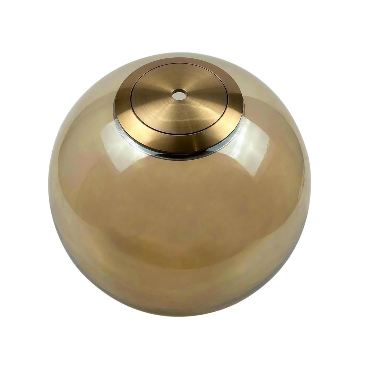 Плафон стеклянный Premium Bubble шар 200 мм Бронза Плафон стеклянный Premium Bubble шар 200 мм Бронза