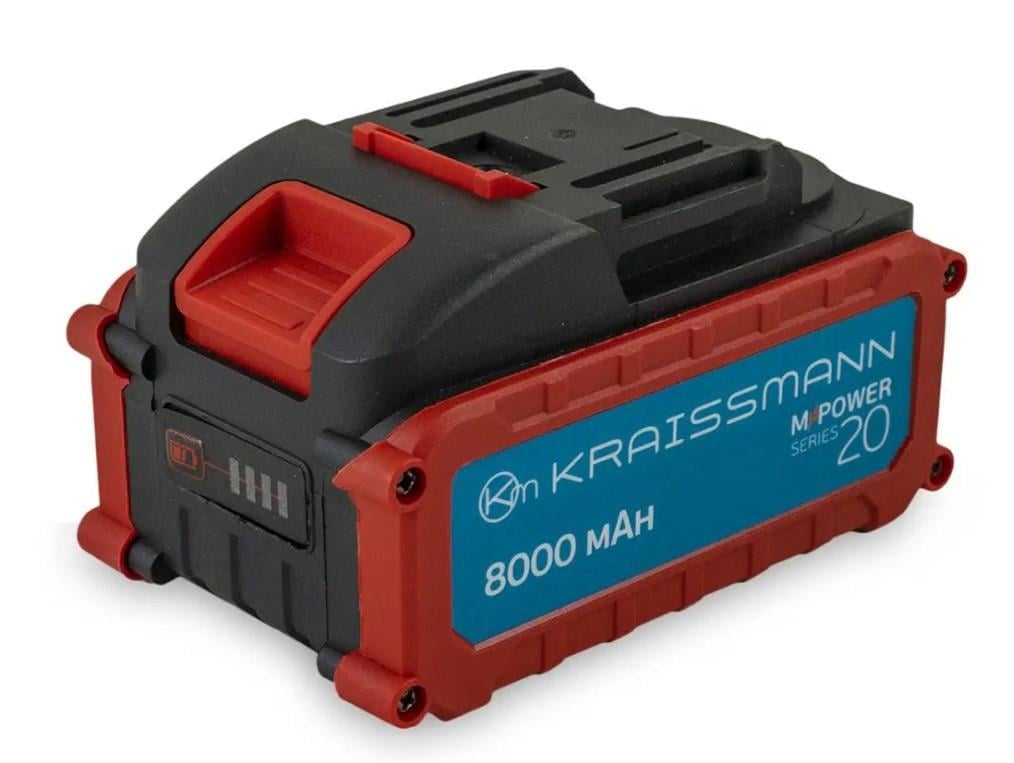 Набір інструменту KRAISSMANN міні-пила 2033 AKS-BL 20/секатор 31 AGS-BL 20-2/подовжувач VS'2000 1,6-2 м/акумулятор 8 Ач (22717577) - фото 7 Набір інструменту KRAISSMANN міні-пила 2033 AKS-BL 20/секатор 31 AGS-BL 20-2/подовжувач VS'2000 1,6-2 м/акумулятор 8 Ач (22717577) - фото 7