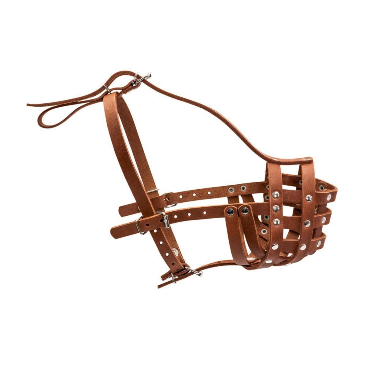 Намордник для собак твердый Collar ротвейлер L Коричневый (06196 Col)