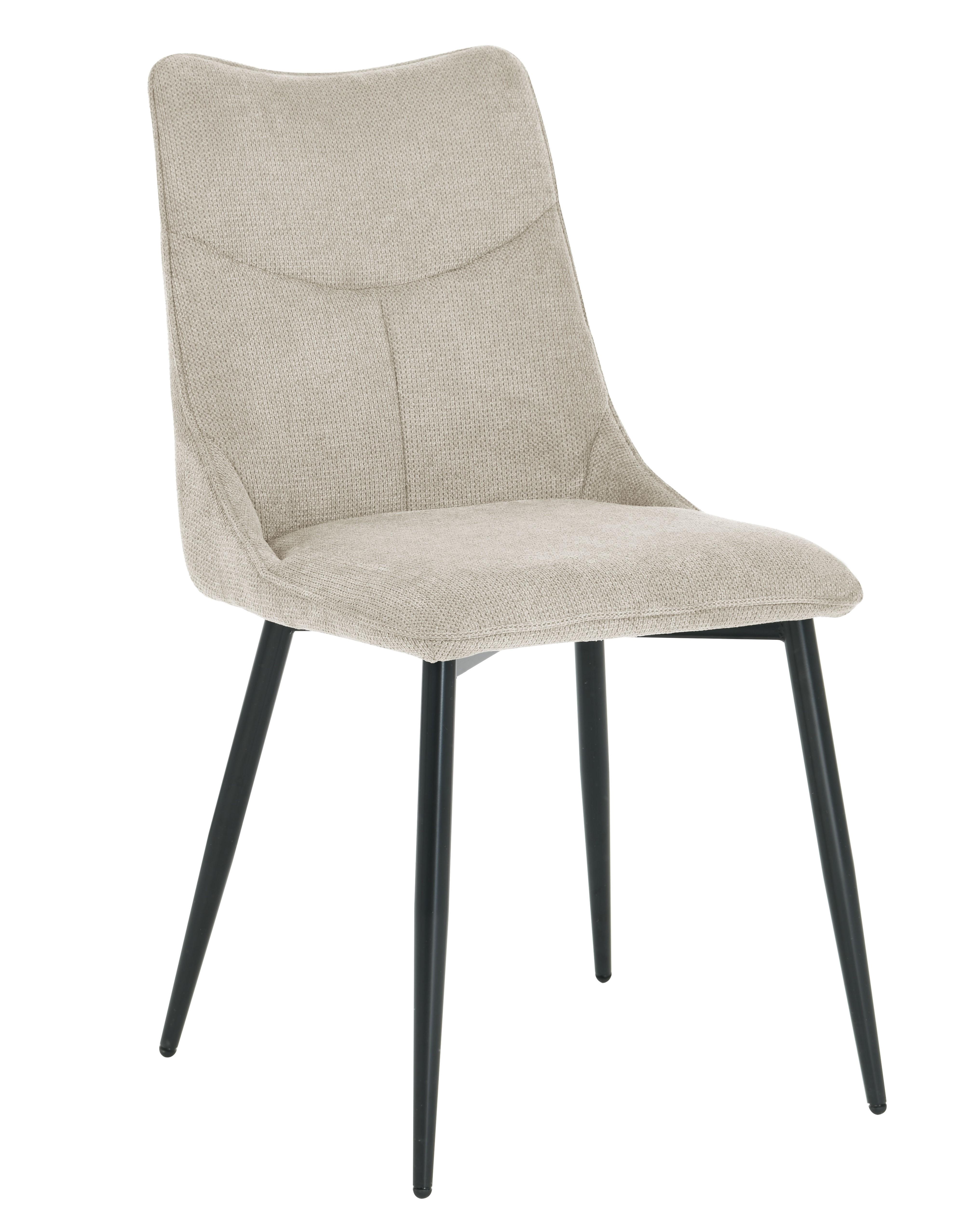 Стул кухонный Intarsio JUSTIN Черный/Бежевый (20316610)