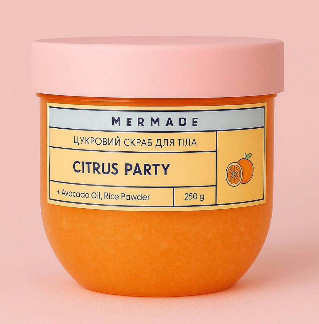 Скраб для тела сахарный Mermade Citrus Party 250 г (м00598)