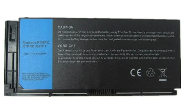 Батарея акумуляторна для Dell 0FVWT4 Precision M4600/M4700/M6600/M6700 (507) - фото 1 Батарея акумуляторна для Dell 0FVWT4 Precision M4600/M4700/M6600/M6700 (507) - фото 1