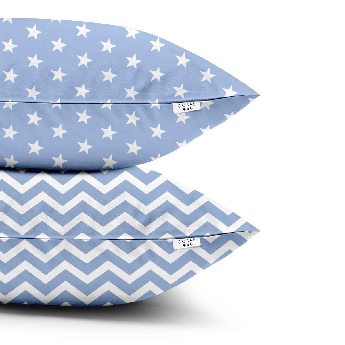 Набор наволочек Cosas Star Blue Blue Zigzag 40х60 см 2 шт. (4822052024843)