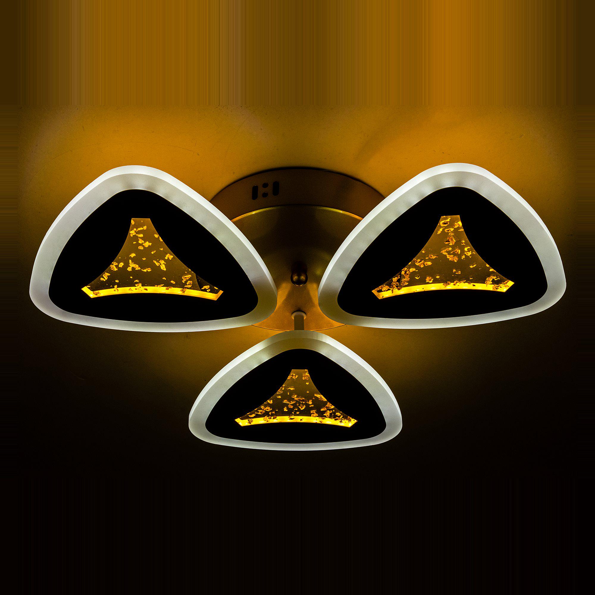 Люстра светодиодная с пультом Valeso V K39978-3 GD (000036415) - фото 5