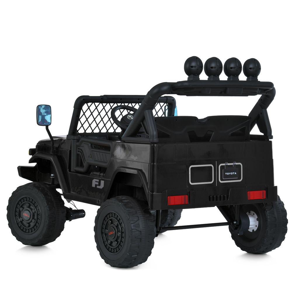 Дитячий електромобіль Bambi Jeep Toyota 2566AEBLR 4W Чорний - фото 4