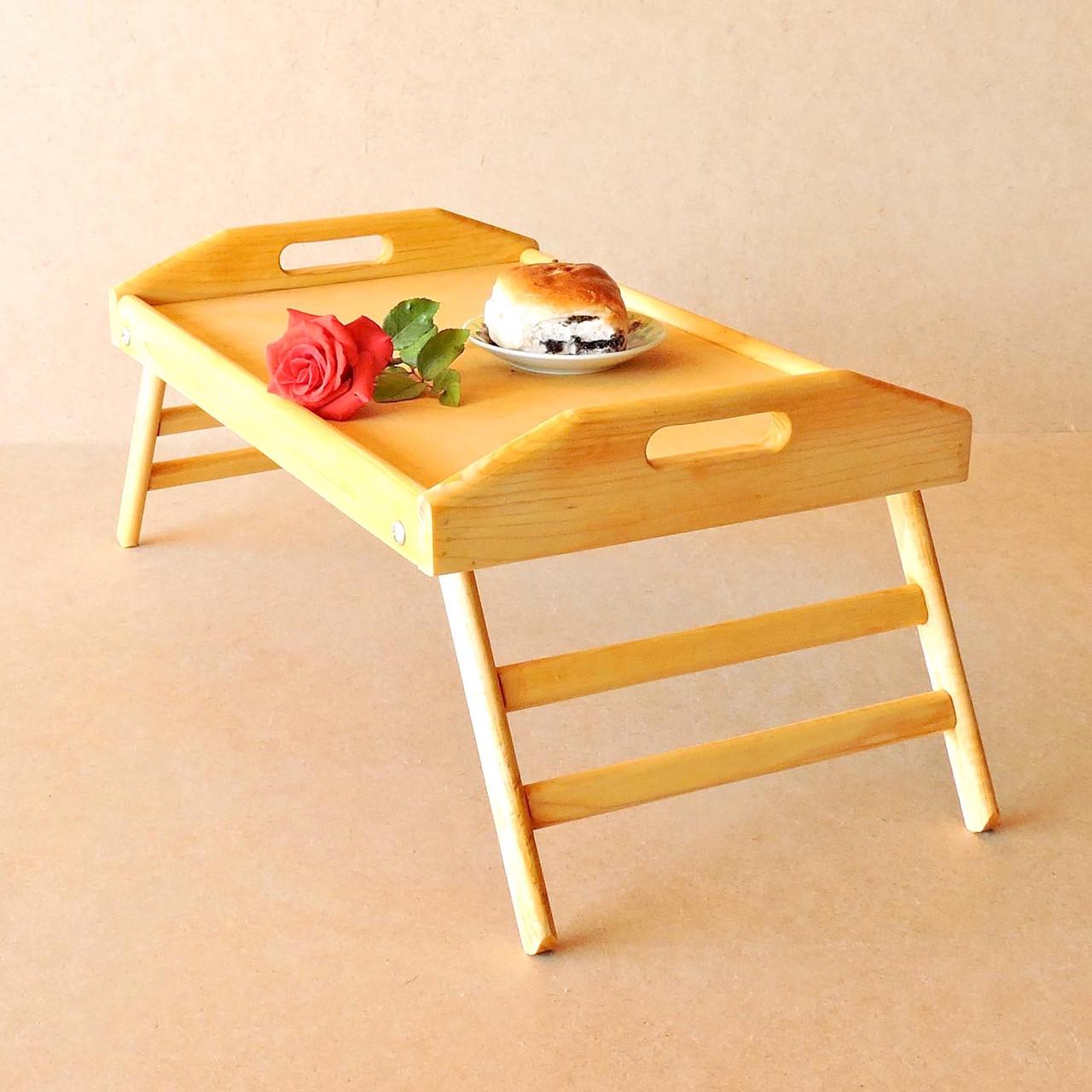 Столик-поднос для завтрака из дерева Флорида Ваниль (СТП-000402)